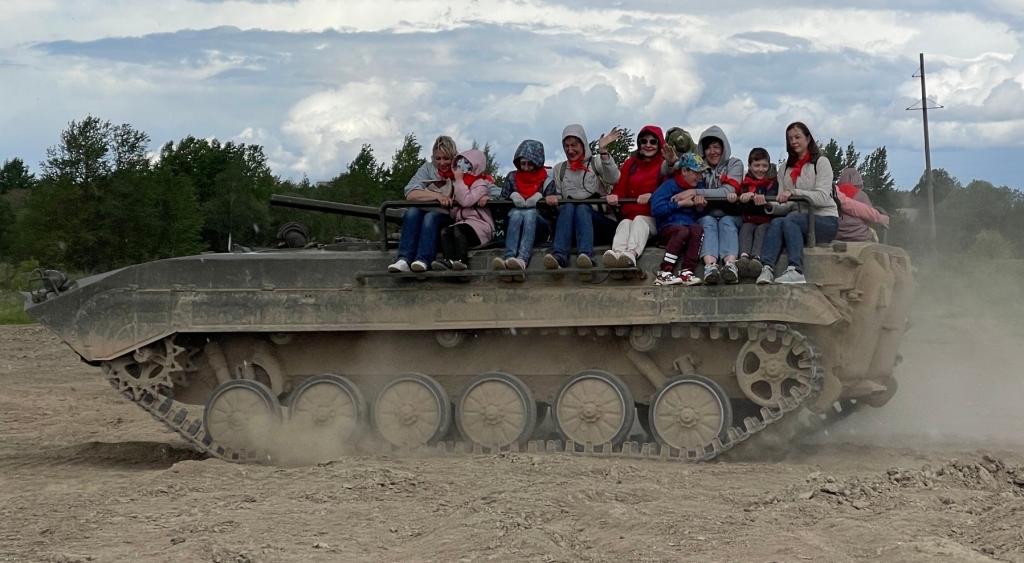 Состоялась поездка в танковый парк "Стальной дисант"
