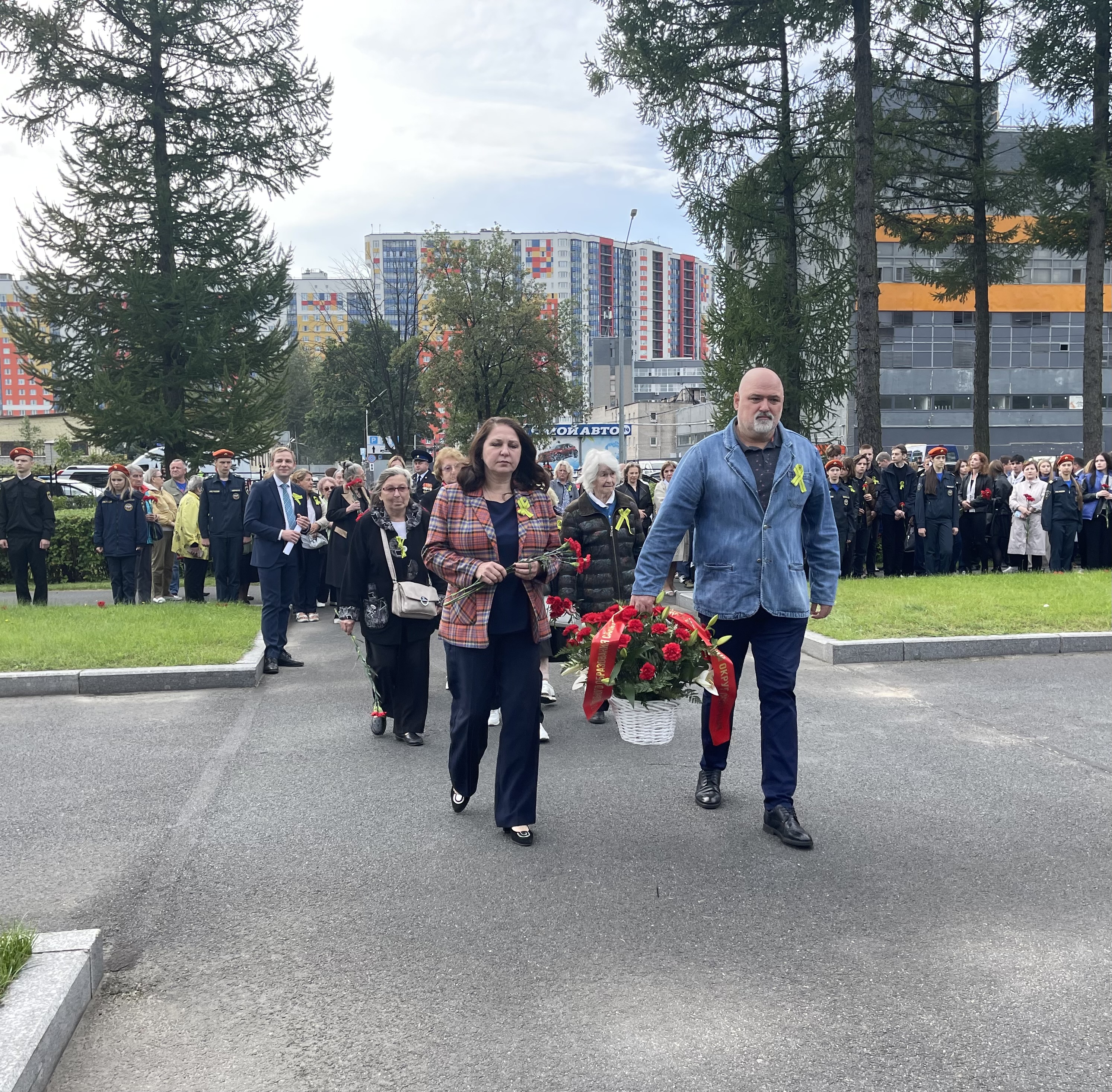 Торжественное возложение цветов в День памяти жертв блокады Ленинградаы
